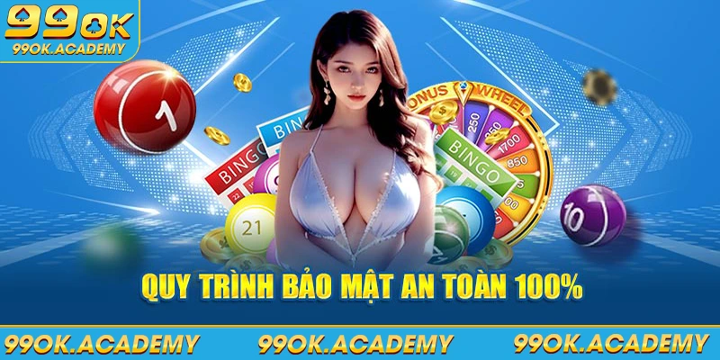 Quy trình bảo mật an toàn 100% tại xổ số 99ok